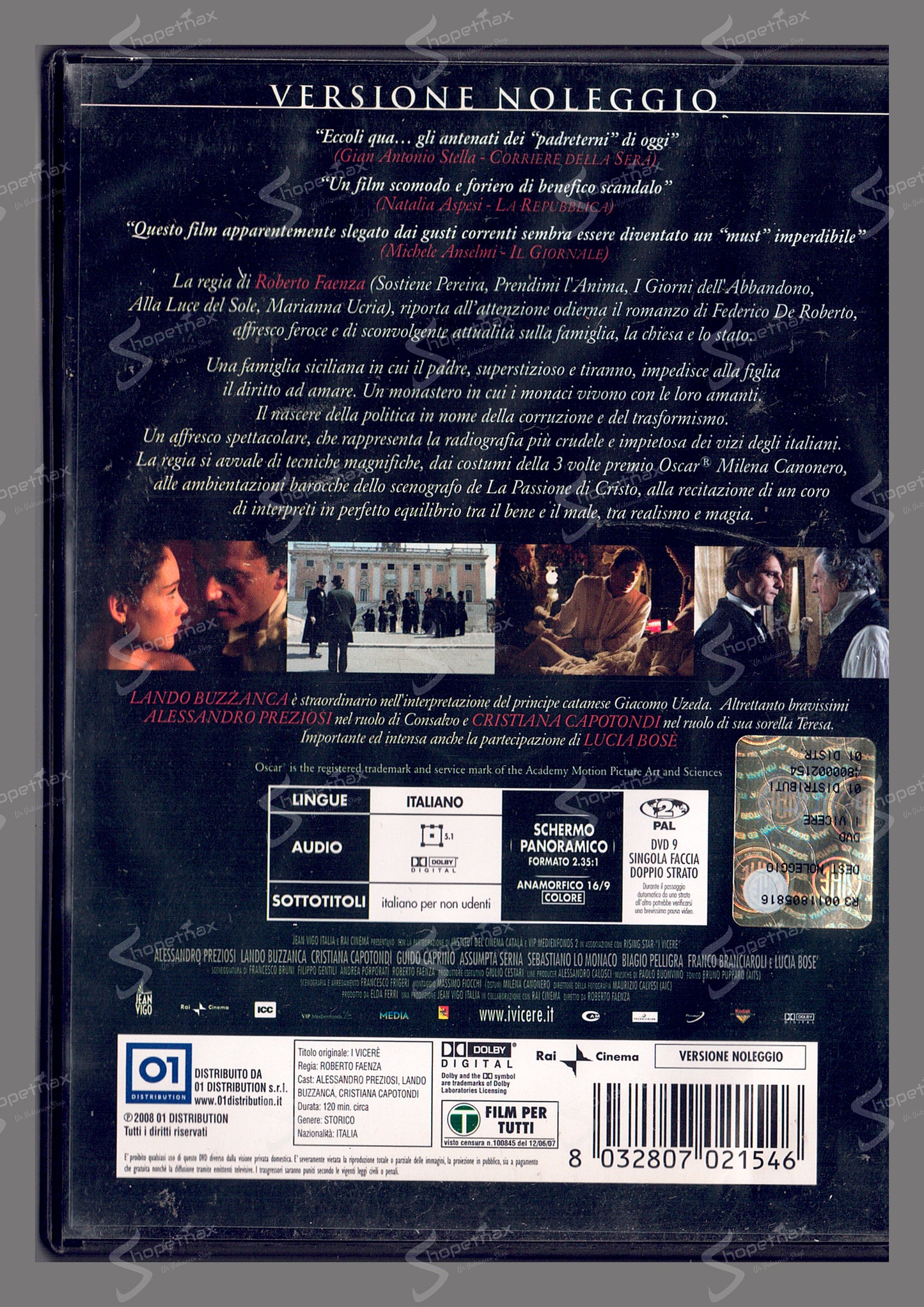 I Vicerè (2007) DVD Noleggio
