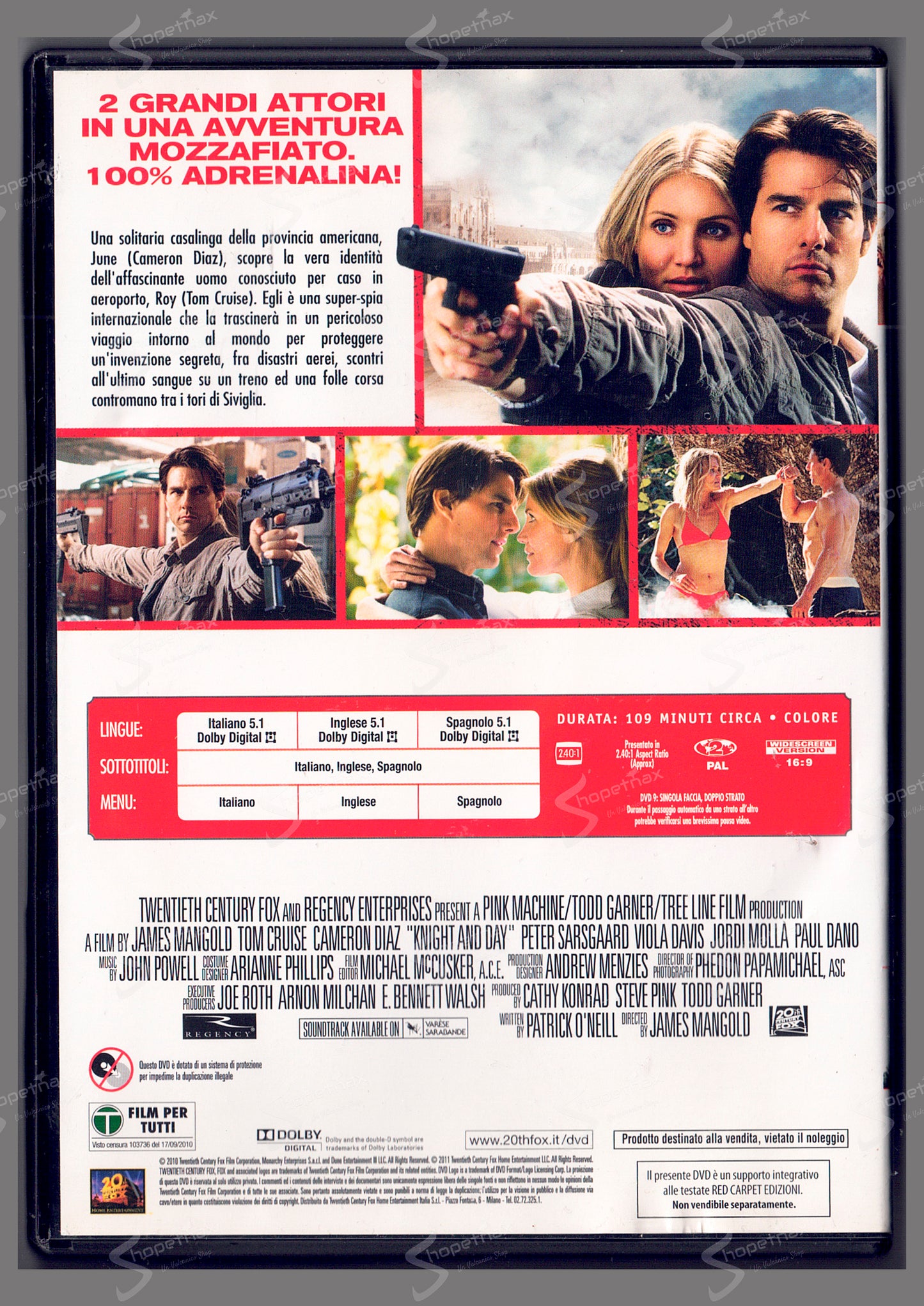 Knight and Day - Innocenti Bugie (2010) DVD Editoriale