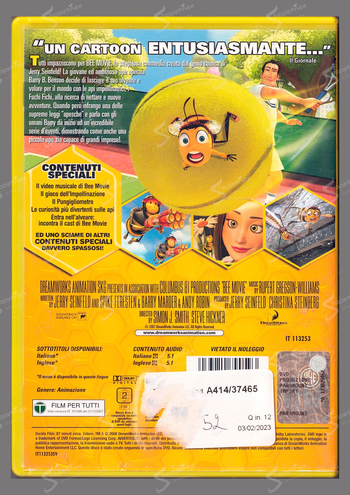 Bee Movie (2007) DVD