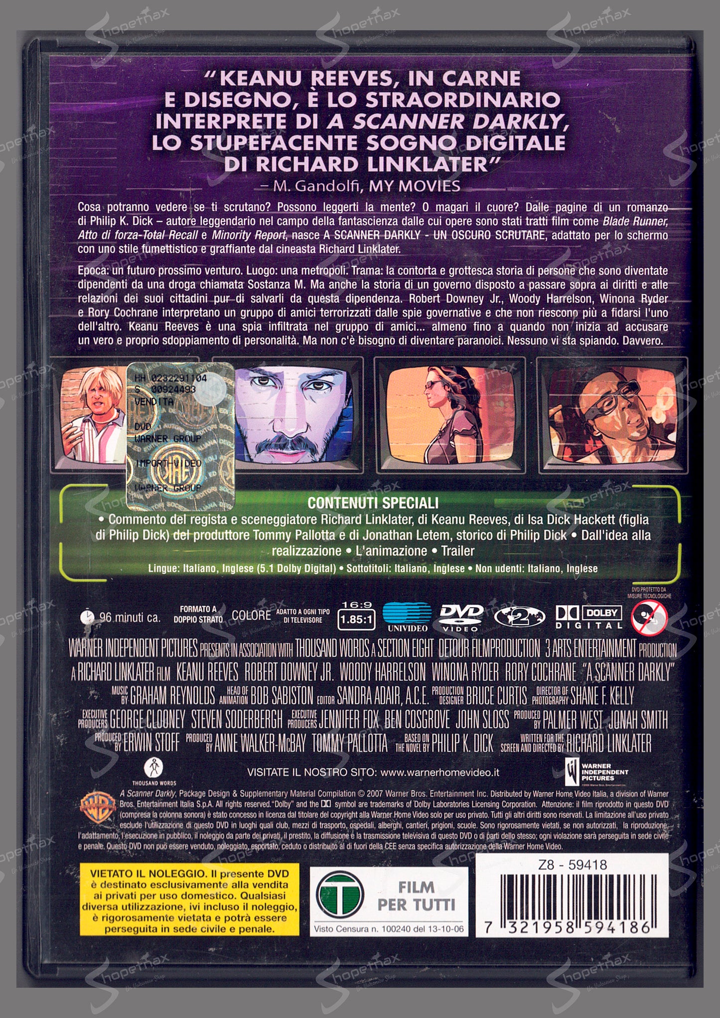 A Scanner Darkly - Un oscuro scrutare (2006) DVD