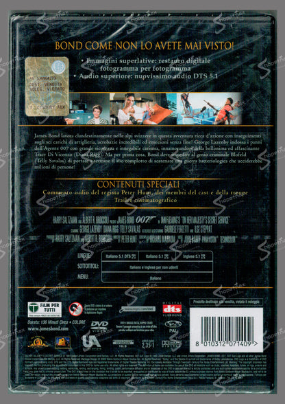 007 - Al servizio segreto di sua Maestà (On Her Majesty's Secret Service) (1969) DVD