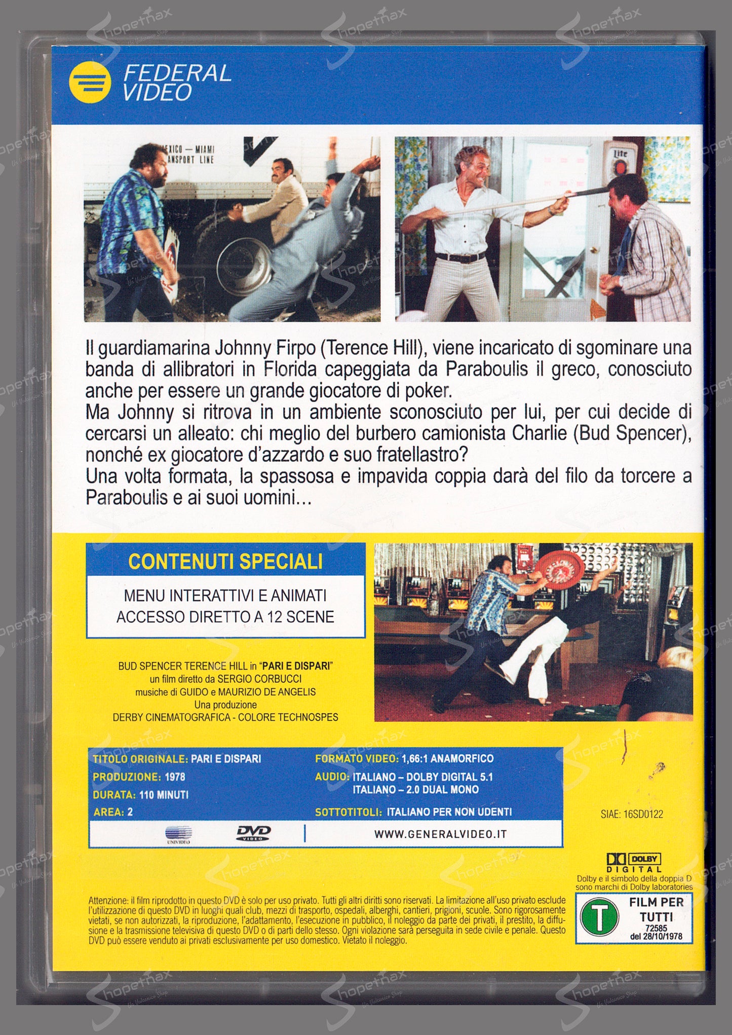 Pari e Dispari (1978) DVD Editoriale