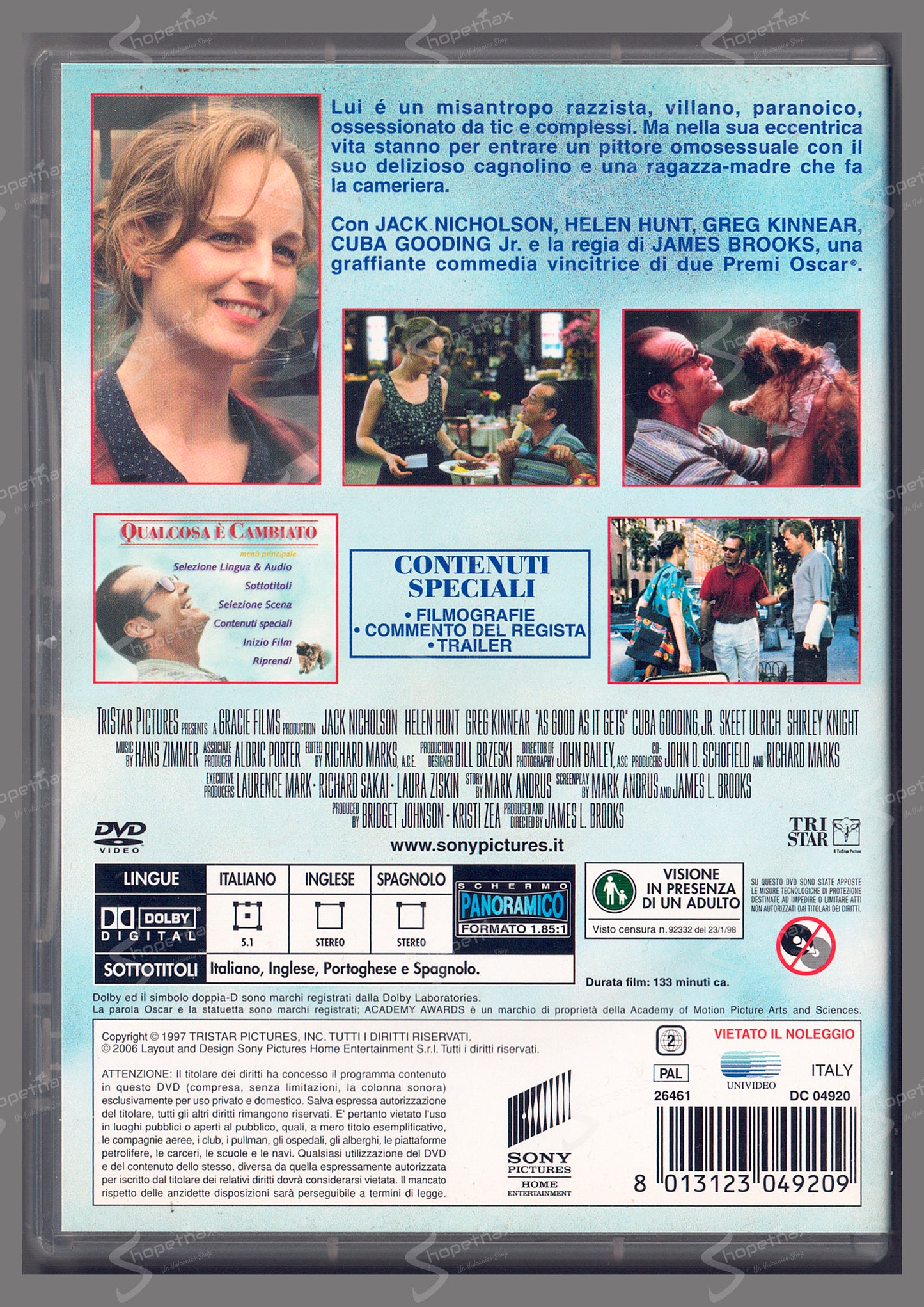 Qualcosa è cambiato (As Good as It Gets) (1997) DVD