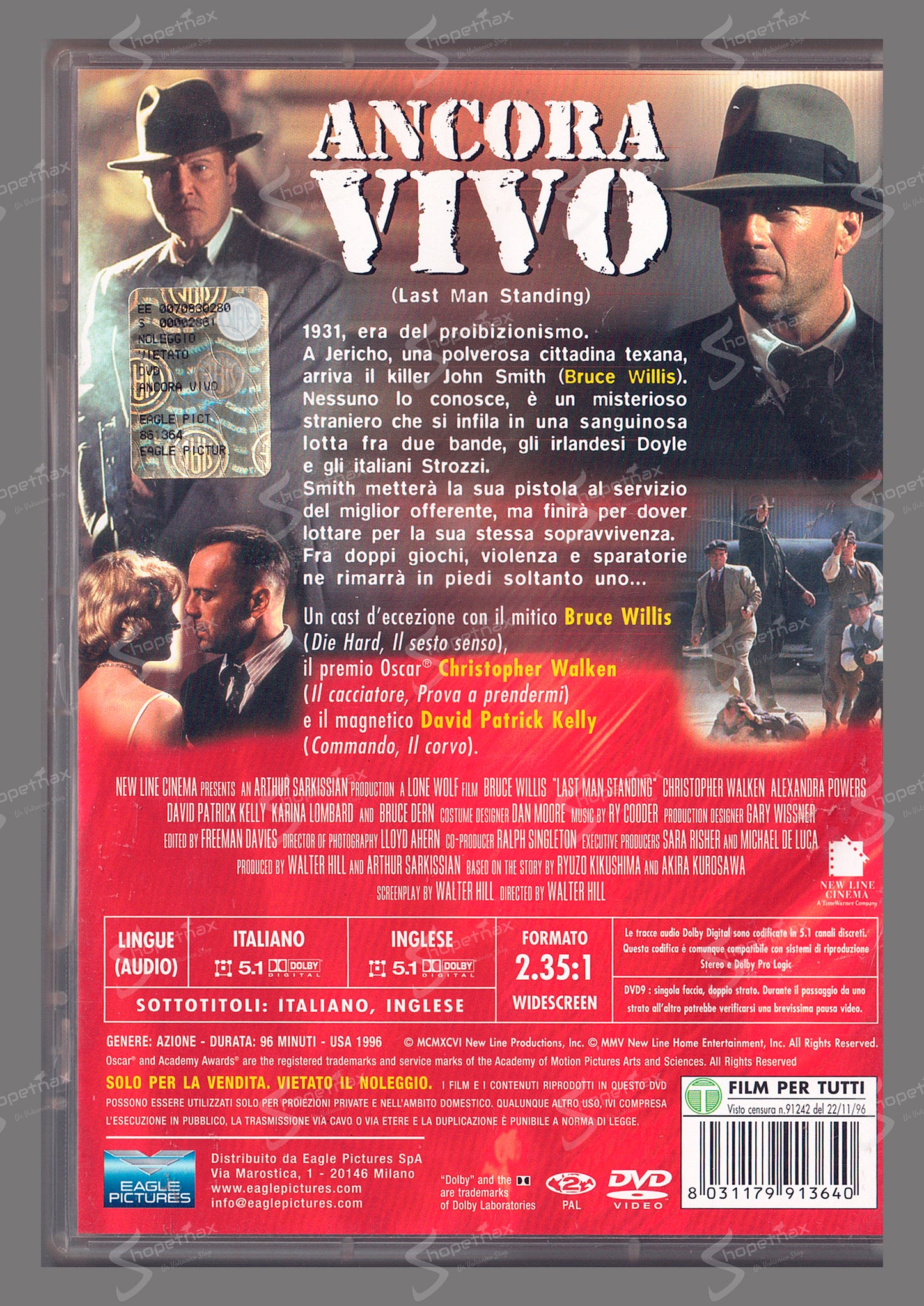 Ancora vivo (Last Man Standing) (1996) DVD