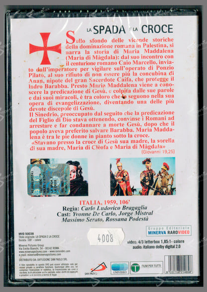 La Spada e la Croce (1959) DVD