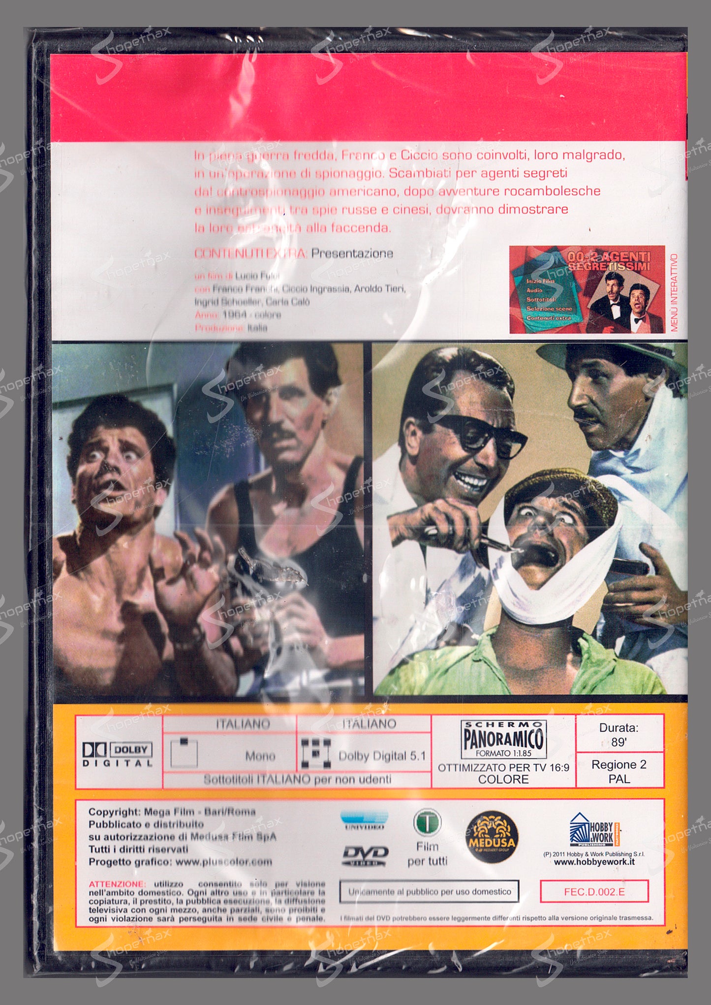 00-2 Agenti Segretissimi (1964) DVD Editoriale Ottimo