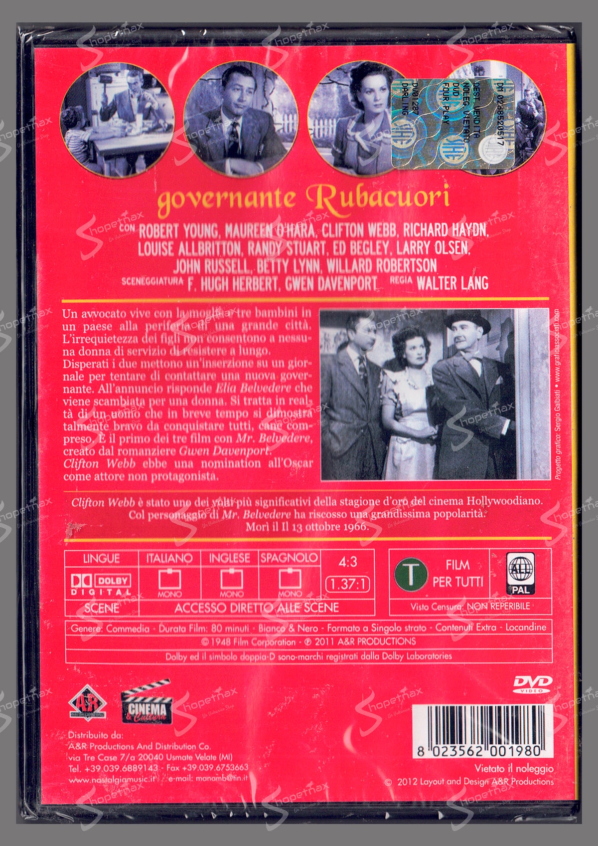 Governante Rubacuori (Sitting Pretty) (1948) DVD