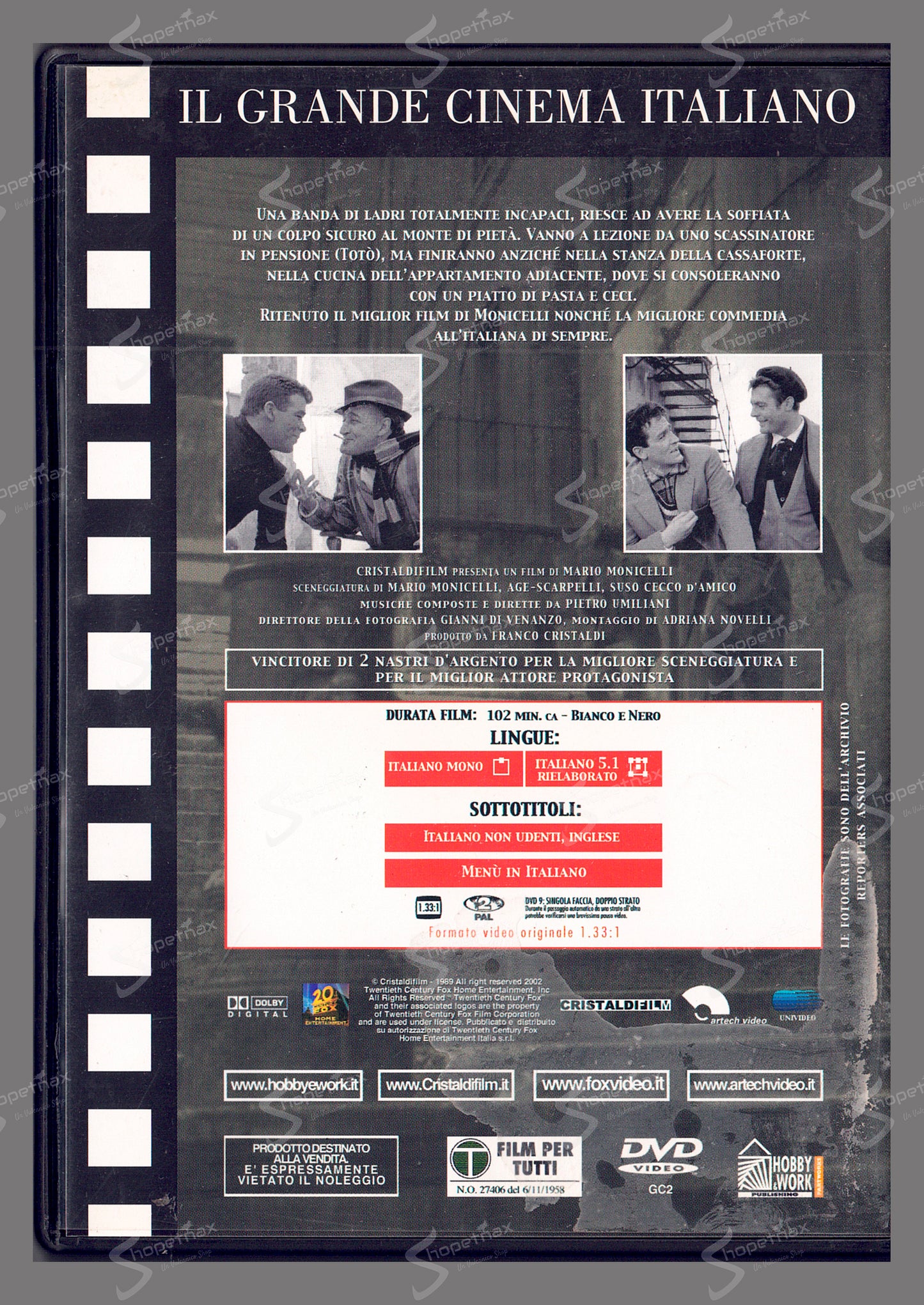 I Soliti Ignoti (1958) DVD