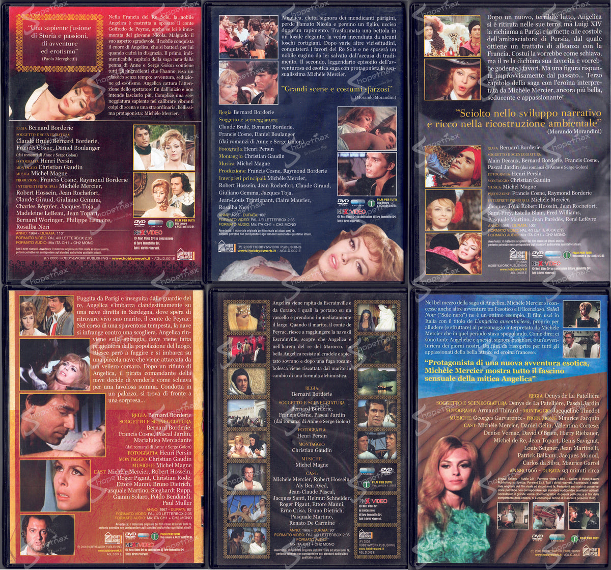 Angelica (Serie Completa 6 Film) (1964-1968) DVD Editoriali