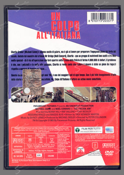 Un Colpo all'Italiana (The Italian Job) (1969) DVD