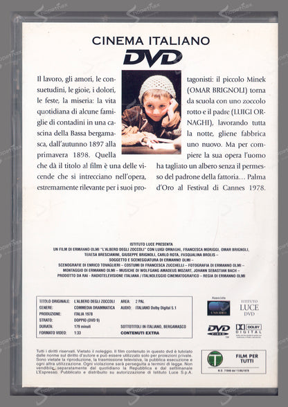 L'Albero degli zoccoli (1978) DVD Editoriale