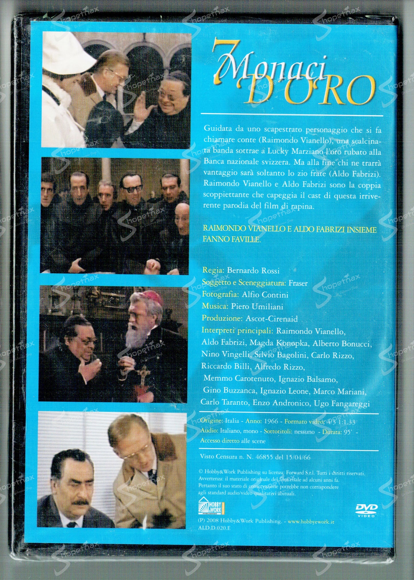 7 monaci d'oro (1966) DVD Editoriale Sigillato