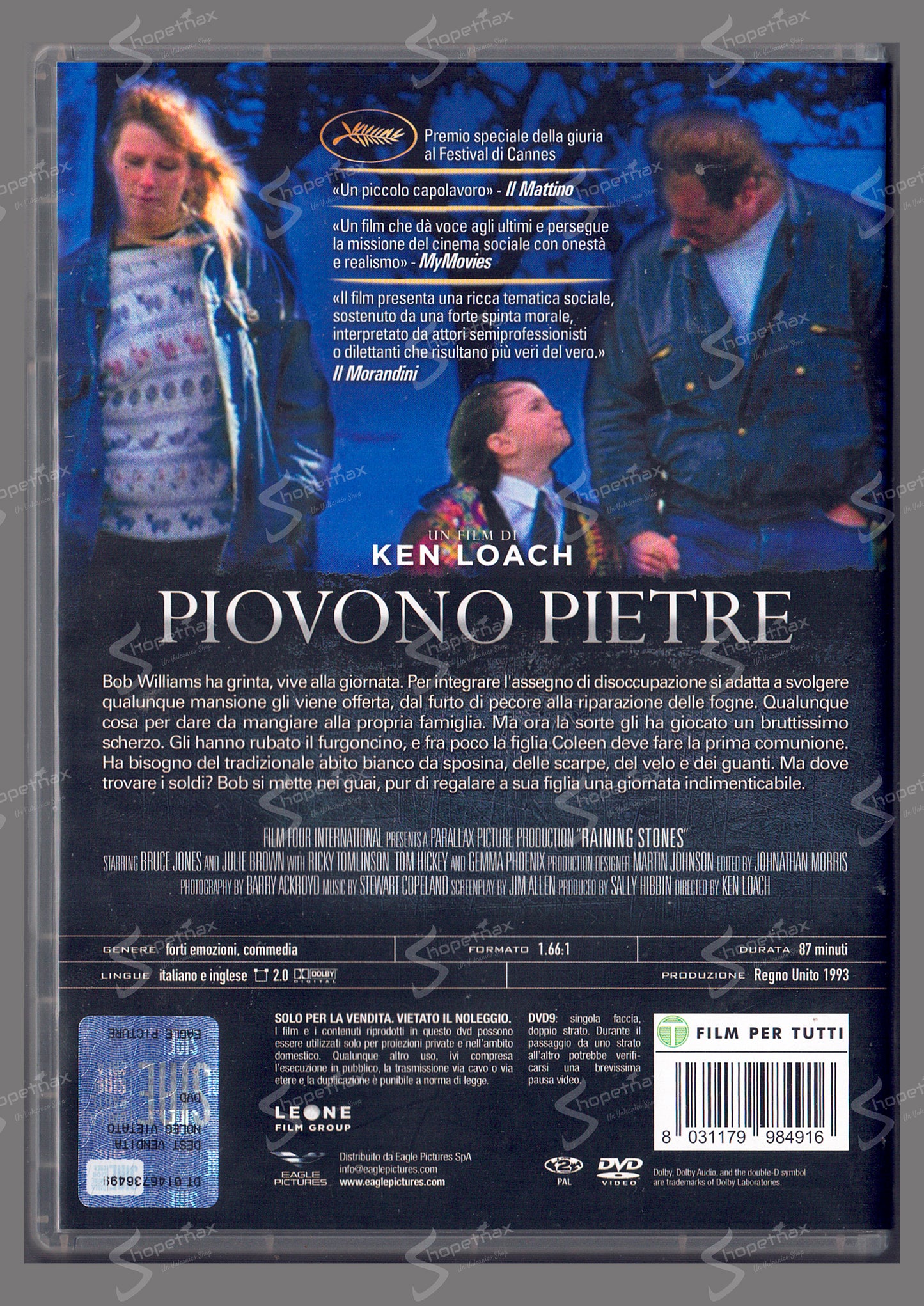 Piovono Pietre (Raining Stones) (1993) DVD