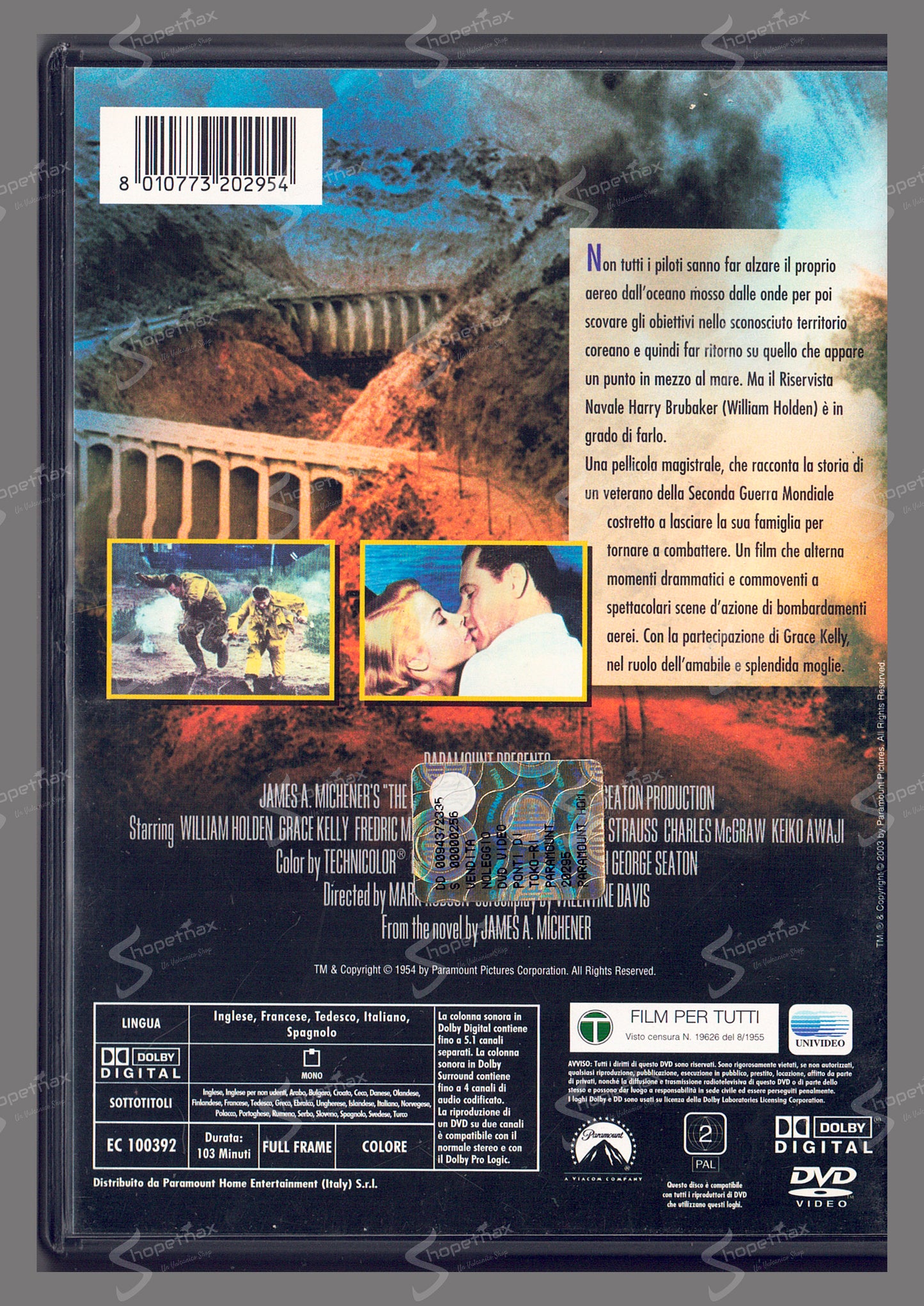 I Ponti di Toko-Ri (The Bridges at Toko-Ri) (1954) DVD