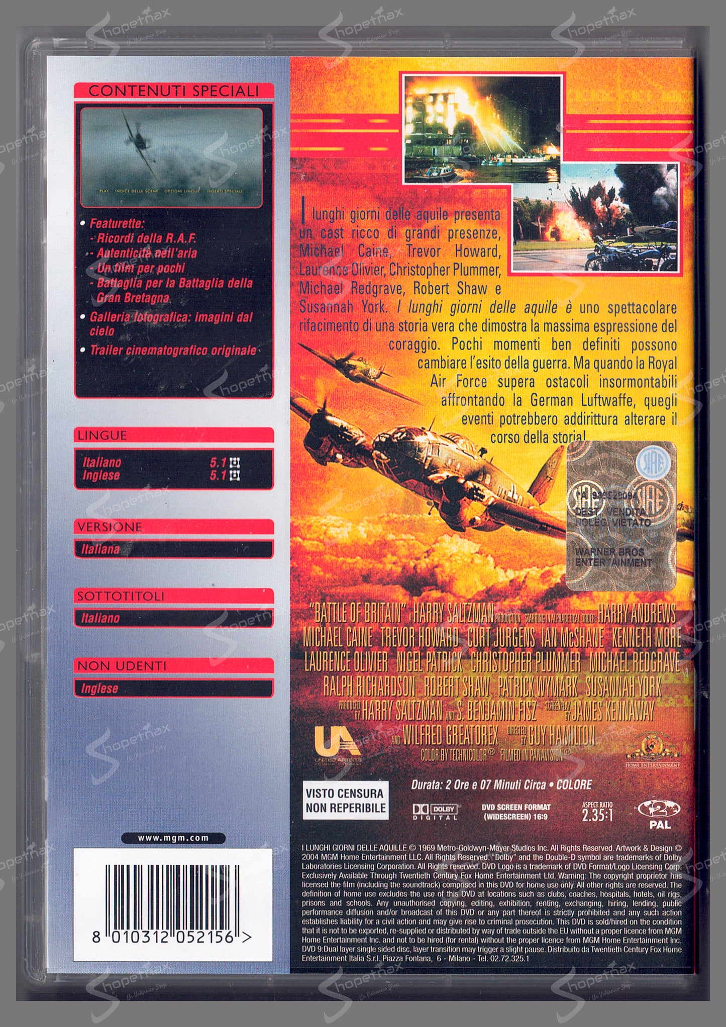 I Lunghi Giorni delle Aquile (Battle of Britain) (1969) DVD