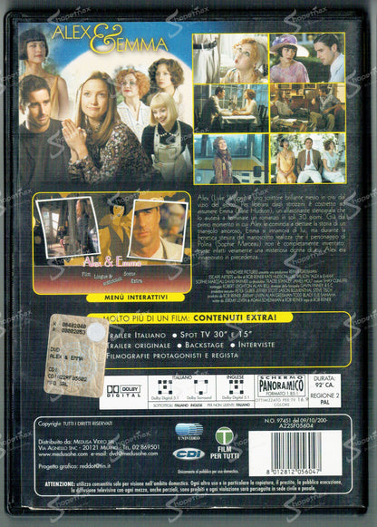 Alex & Emma (2003) DVD