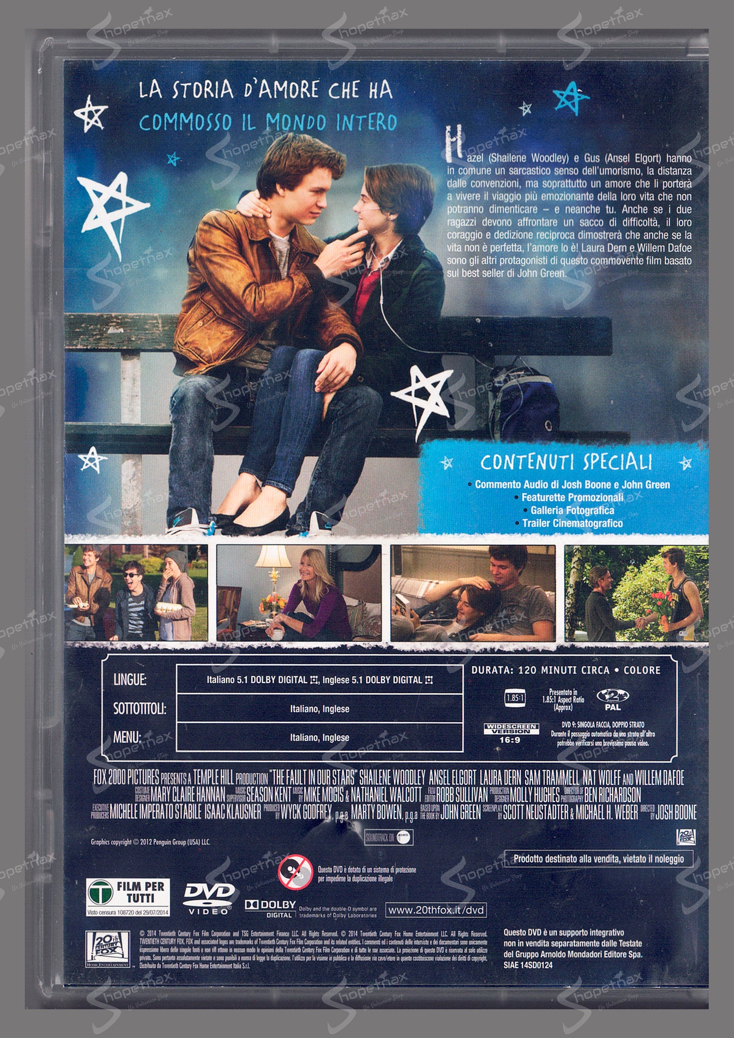 Colpa delle Stelle (The Fault in Our Stars) (2014) DVD Editoriale