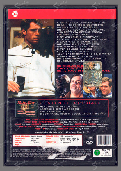 Monkey Shines - Esperimento nel terrore (An Experiment in Fear) (1988) DVD