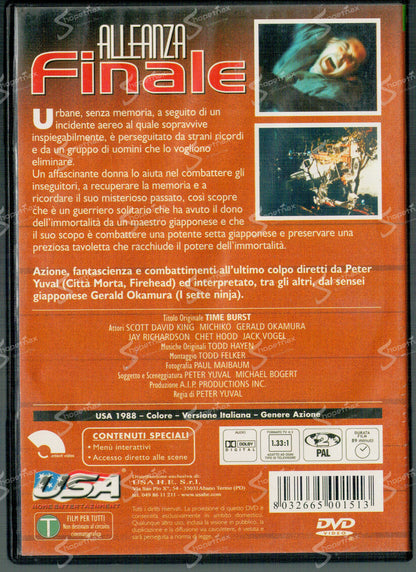 Alleanza Finale - Time Burst (1988) DVD Versione Noleggio