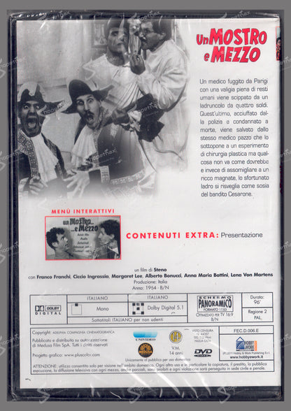 Un Mostro e Mezzo (1964) DVD Editoriale Come Nuovo