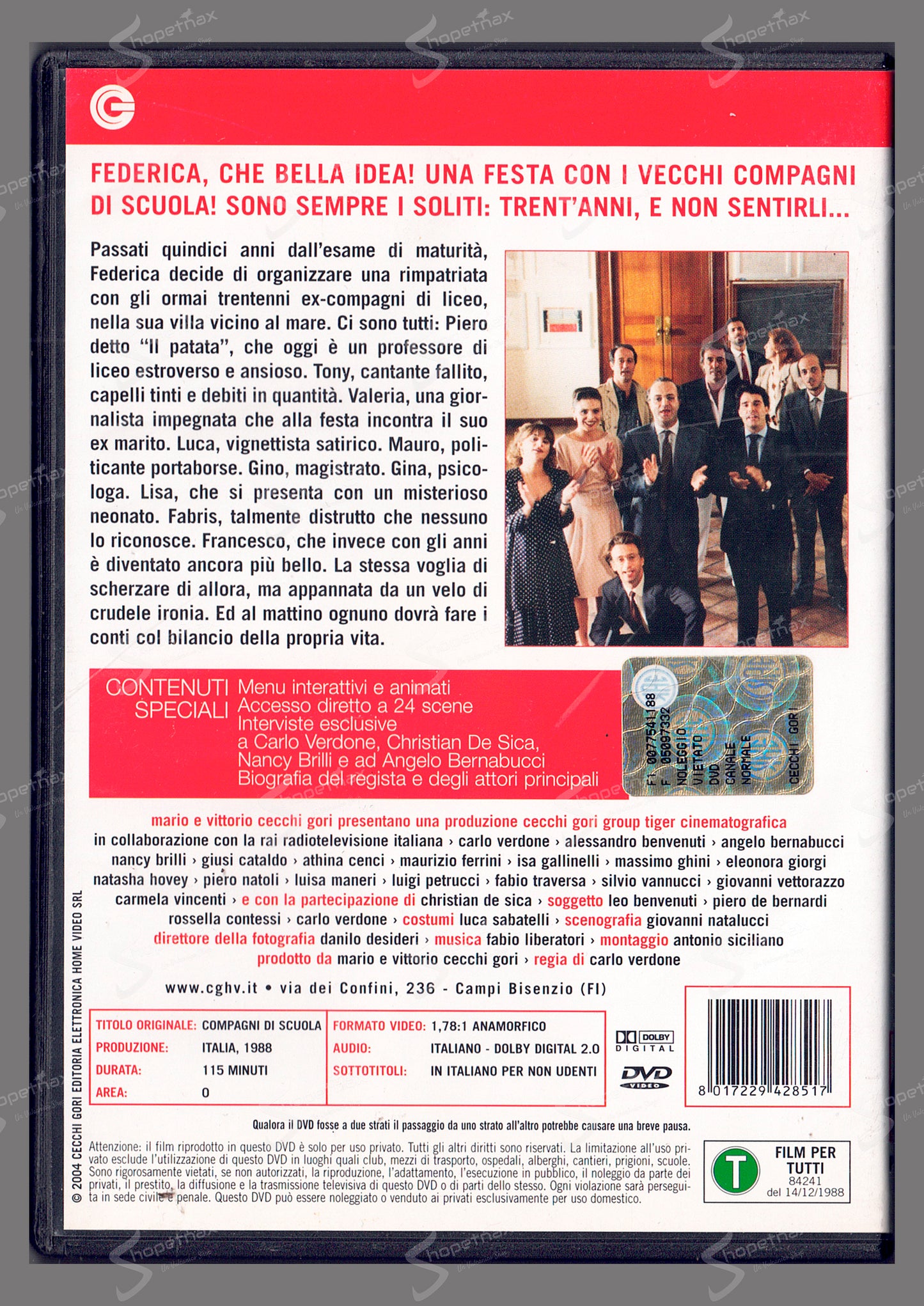 Compagni di scuola (1988) DVD