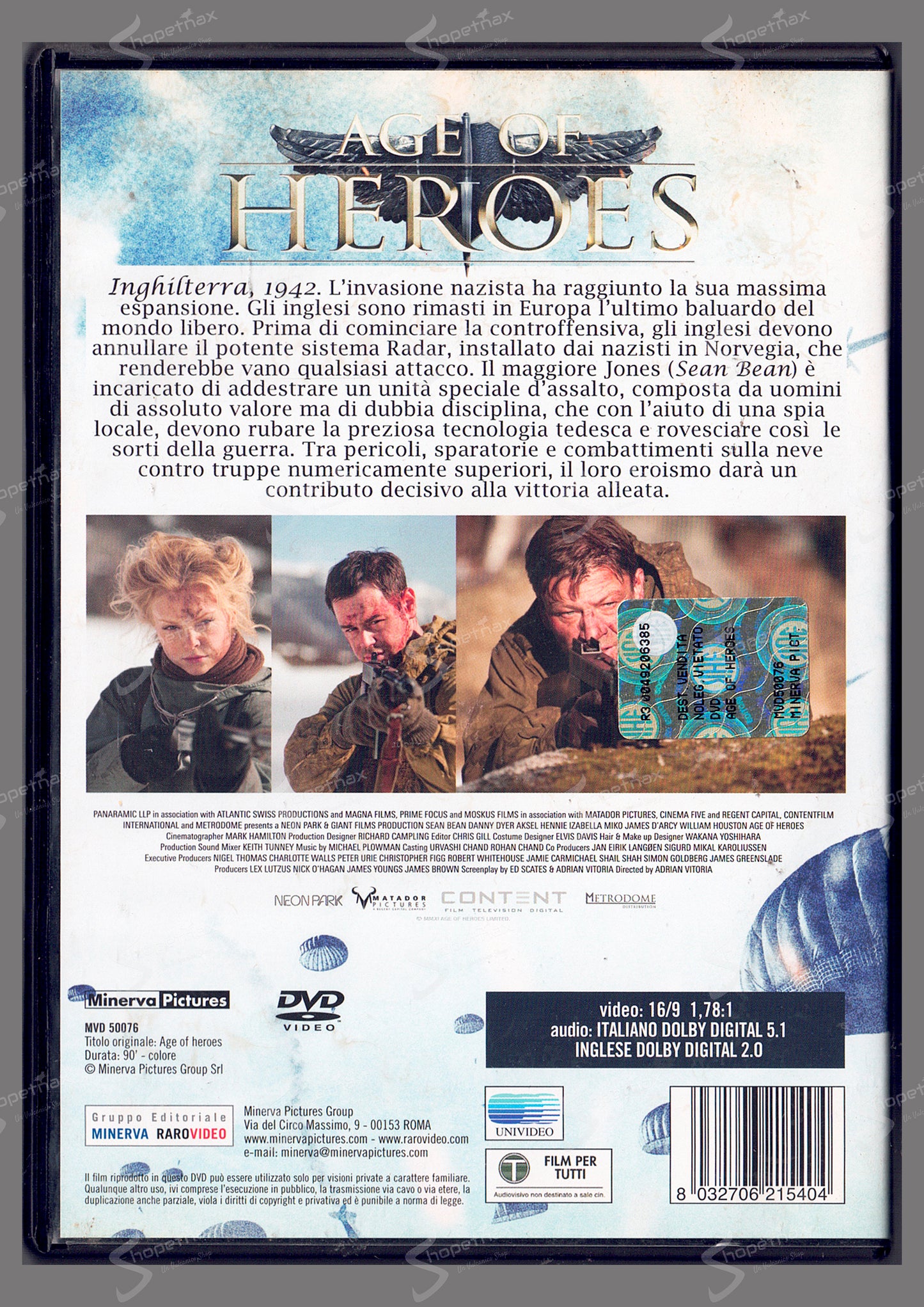 Age of Heroes (2011) DVD