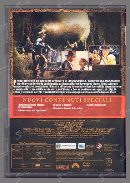 Indiana Jones e I Predatori dell'Arca Perduta (1981) DVD Editoriale