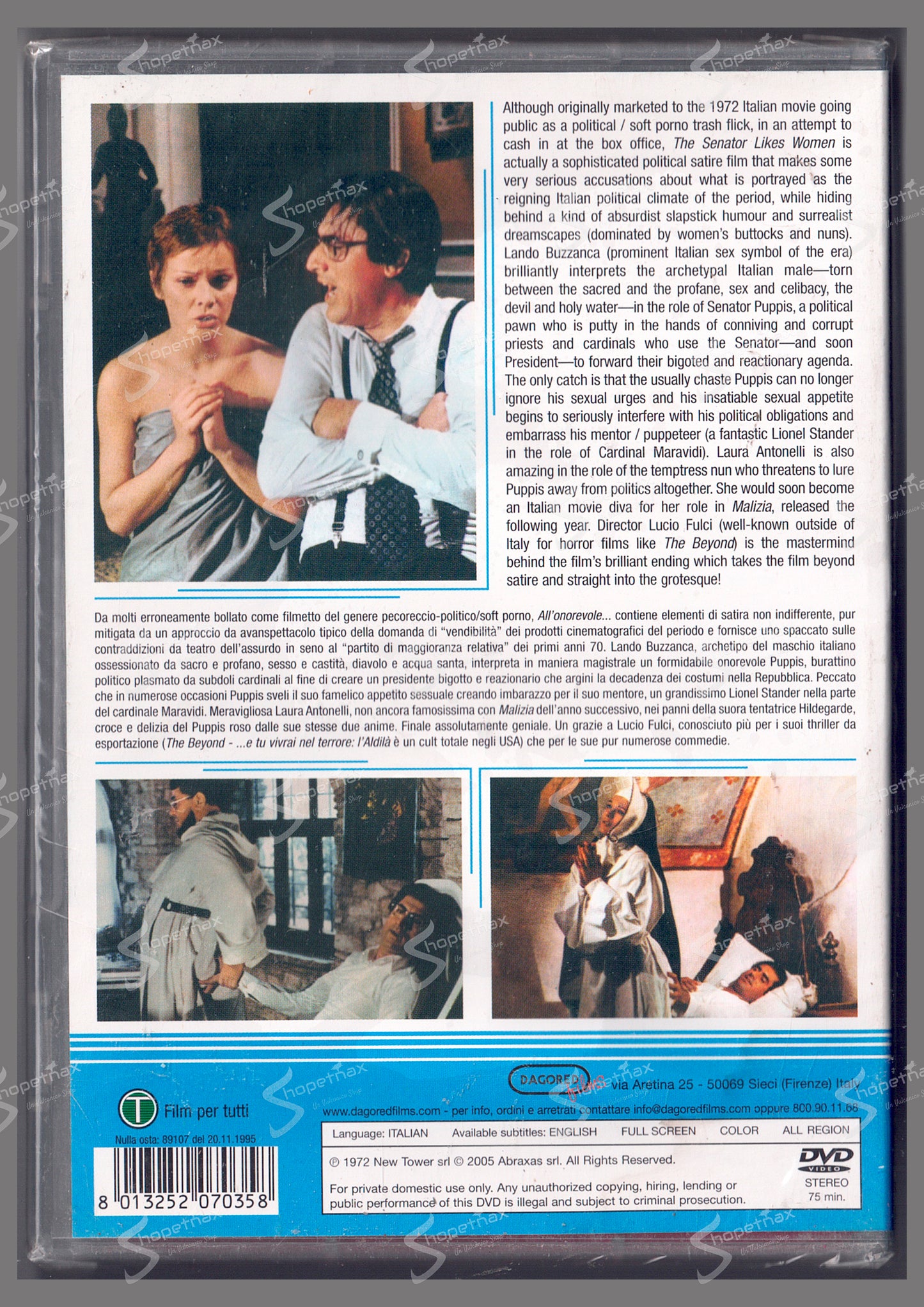 All'Onorevole piacciono le donne (1972) DVD Editoriale