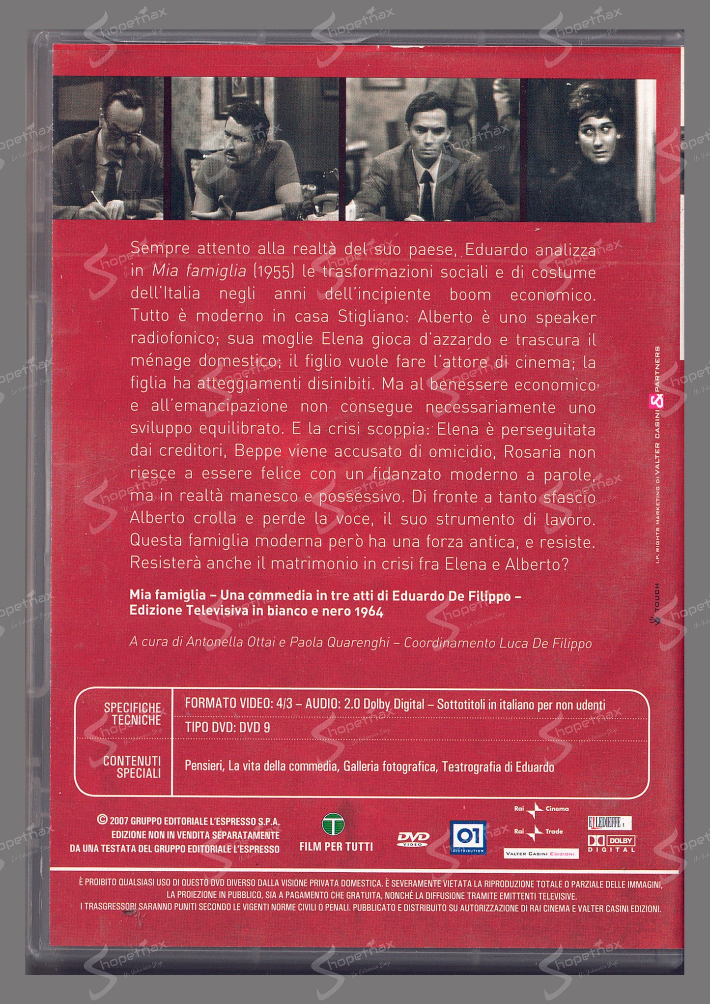Mia famiglia (1964) DVD Editoriale