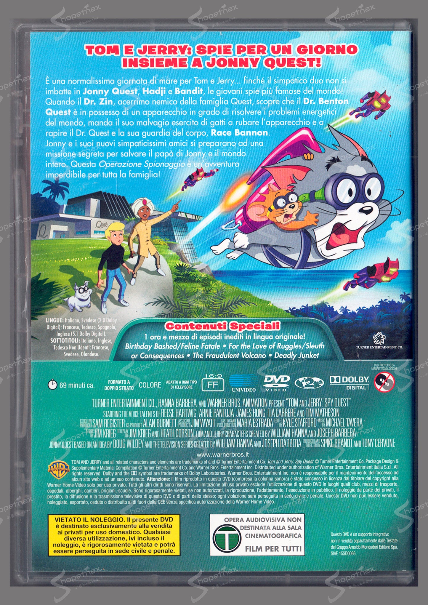 Tom and Jerry - Operazione Spionaggio - Il Film Originale (2015) DVD Editoriale Discreto