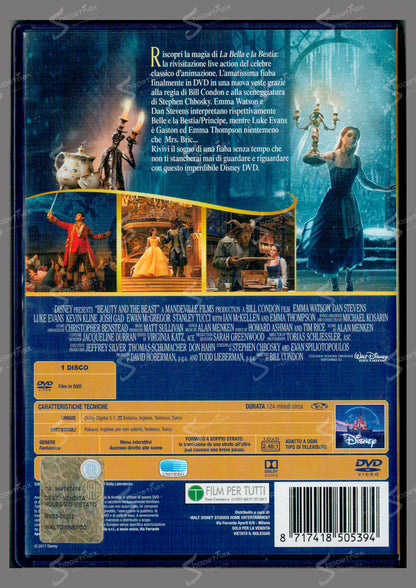 La Bella e La Bestia (Live Action) (Beauty And The Beast) (2017) DVD