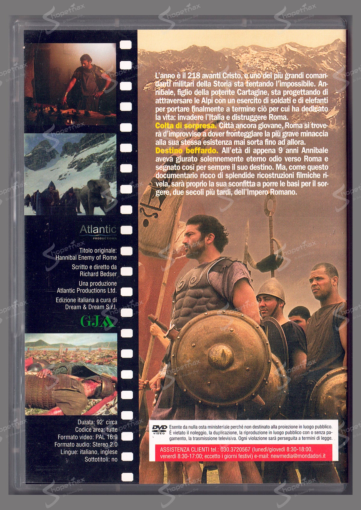 Hannibal - Rome's Greatest Enemy Editorial DVD