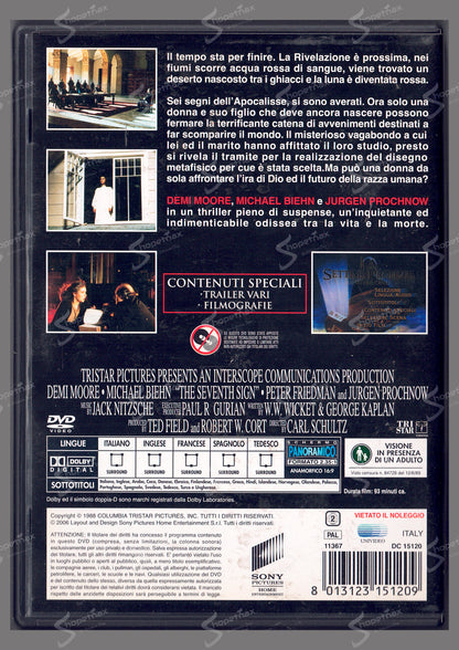La Settima Profezia (The Seventh Sign) (1988) DVD