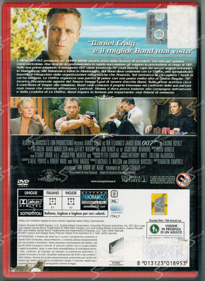 007 Casino Royale (2006) DVD Noleggio Discreto