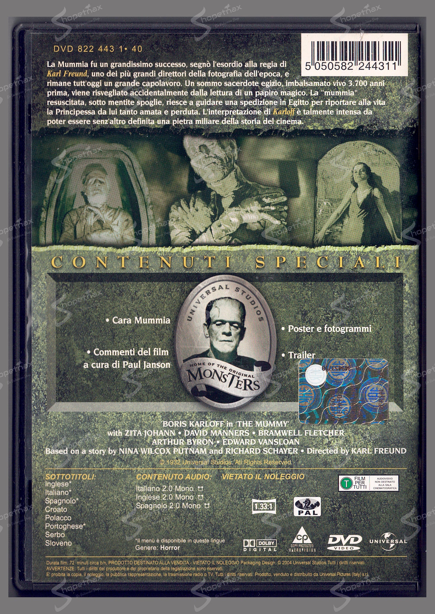 La Mummia (The Mummy) (1932) DVD