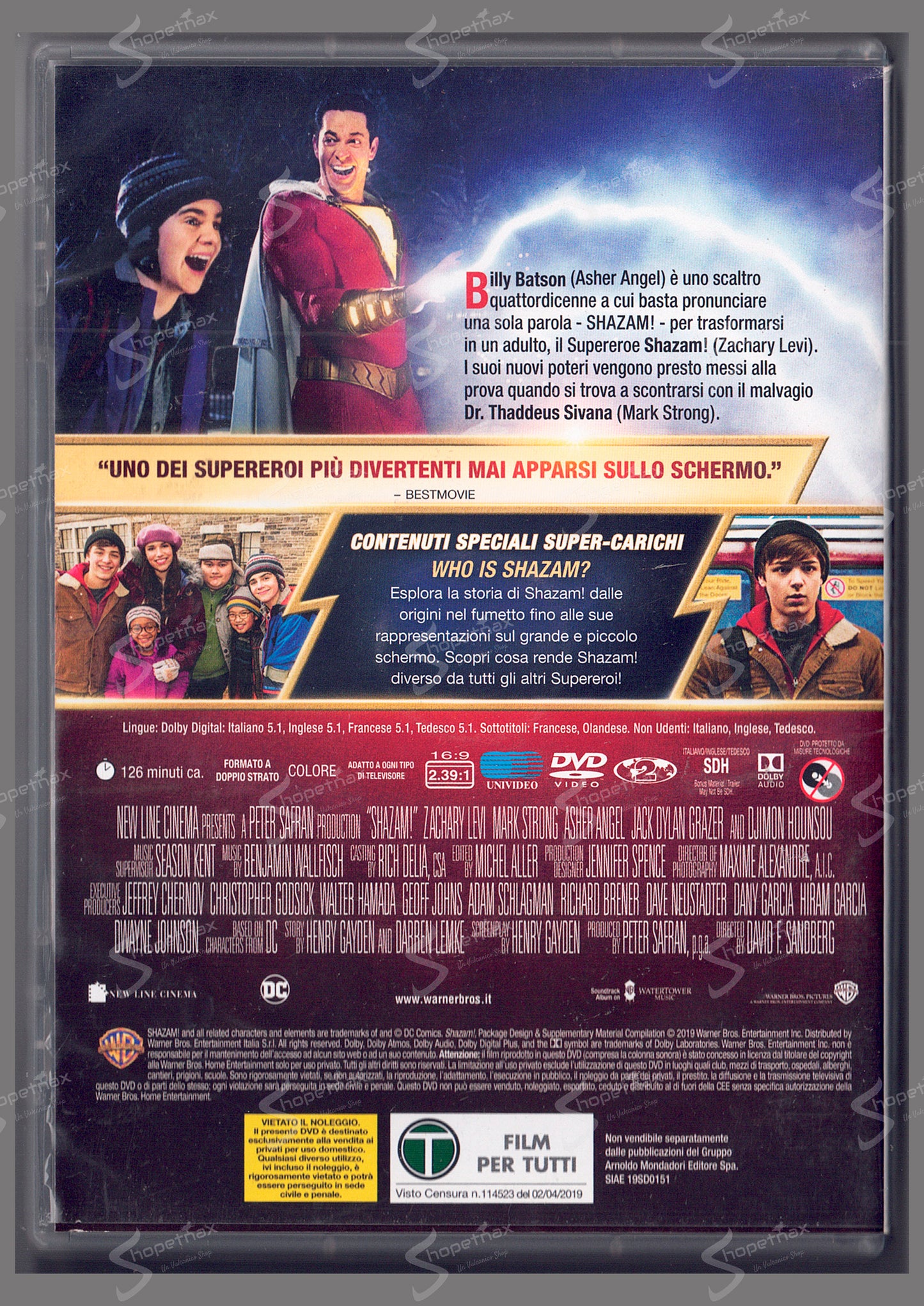 Shazam! (2019) DVD Editoriale