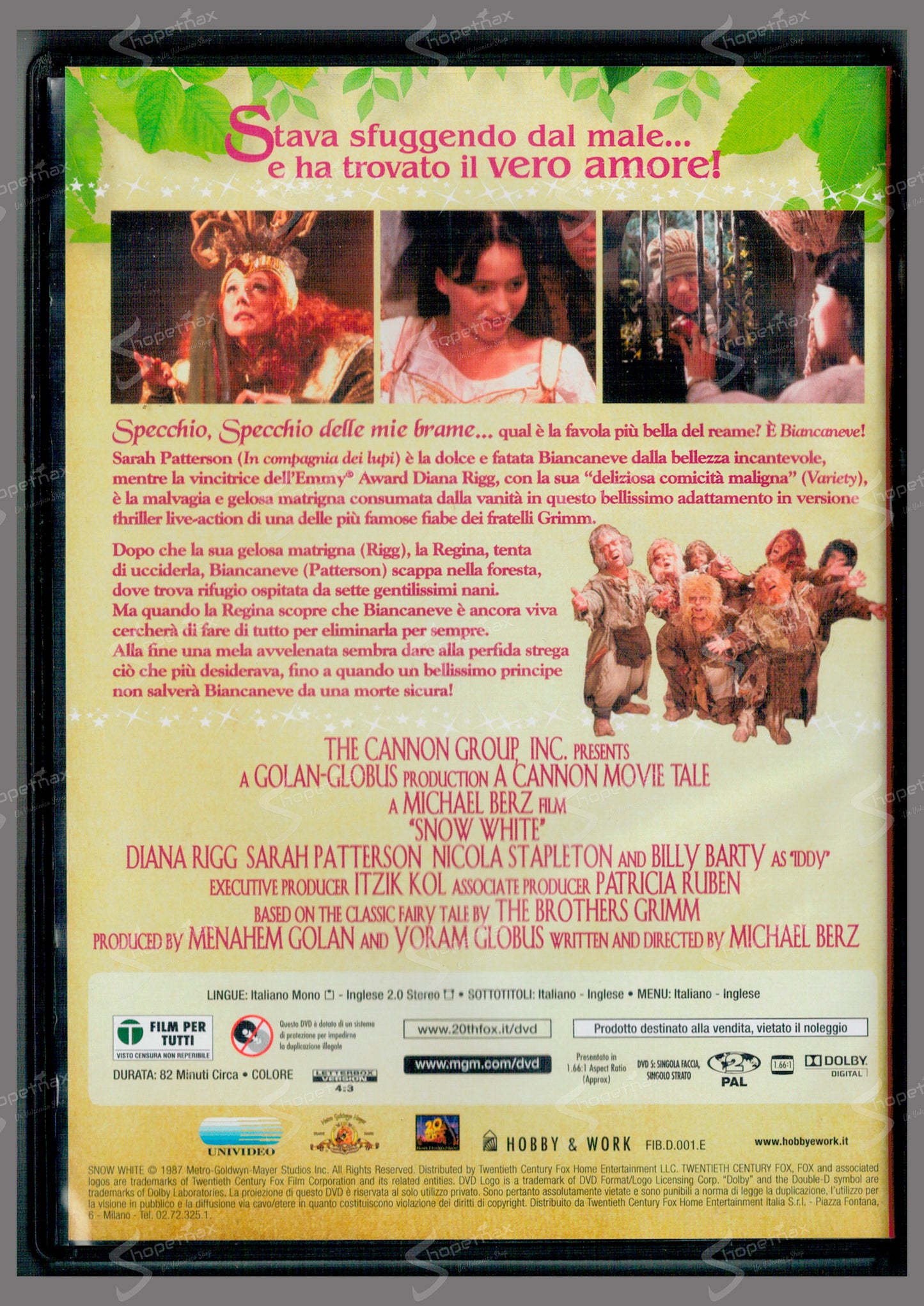 Biancaneve (Snow White) (1987) DVD Editoriale