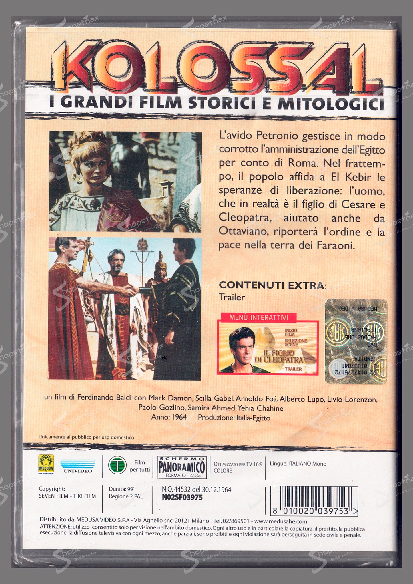 Il Figlio di Cleopatra (1964) DVD