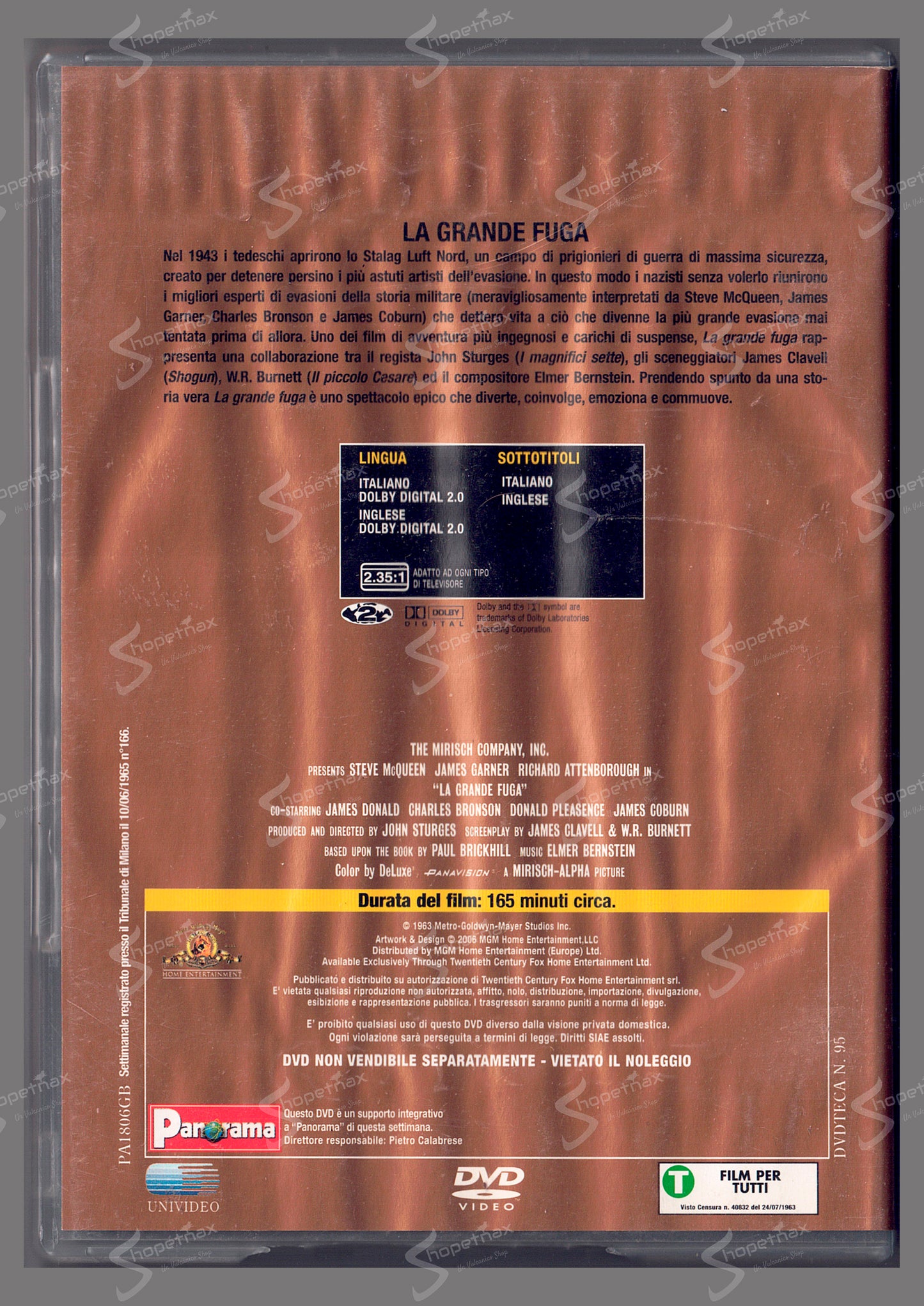 La Grande Fuga (The Great Escape) (1963) DVD Editoriale