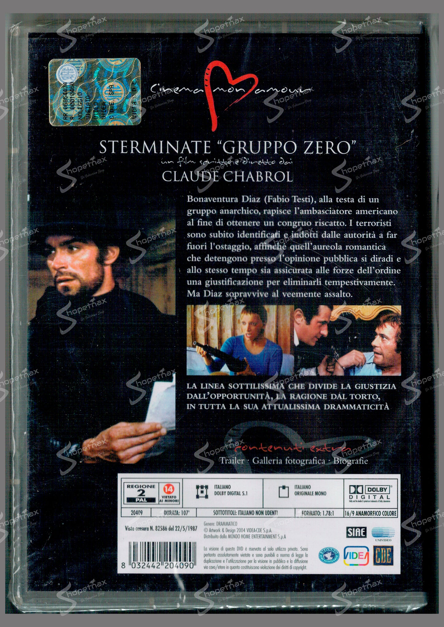 Sterminate "Gruppo Zero" (Nada) (1974) DVD