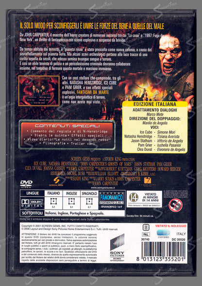 Fantasmi da Marte (Ghosts of Mars) (2001) DVD