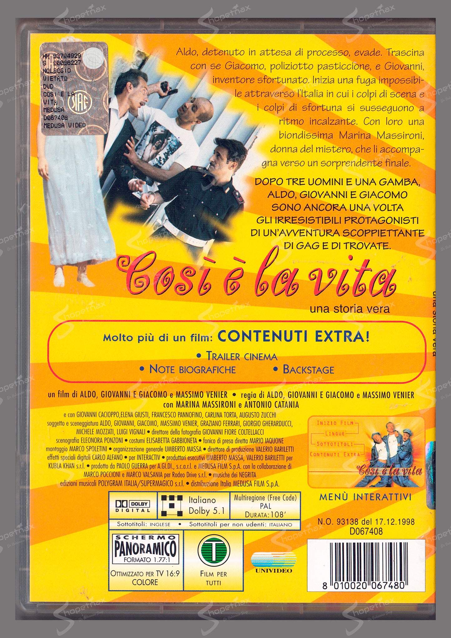 Così è la vita (1998) DVD
