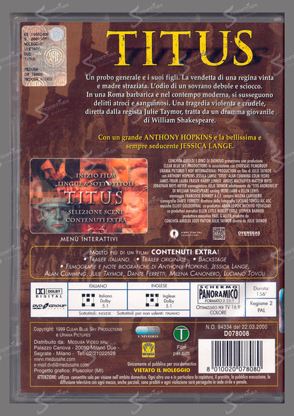 Titus (1999) DVD