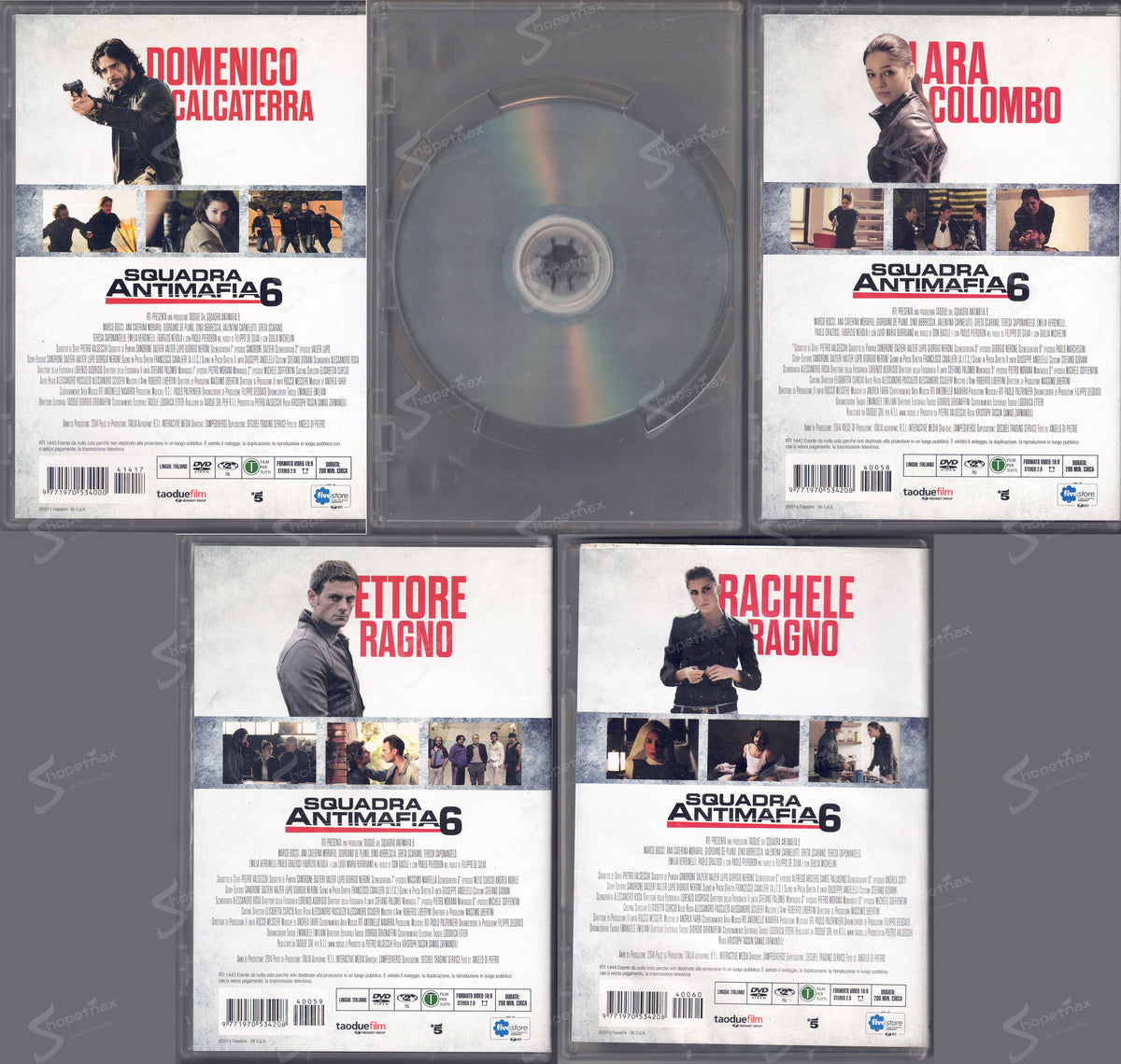 Squadra Antimafia 6 (Serie Completa 5 DVD) (2014) DVD Editoriali