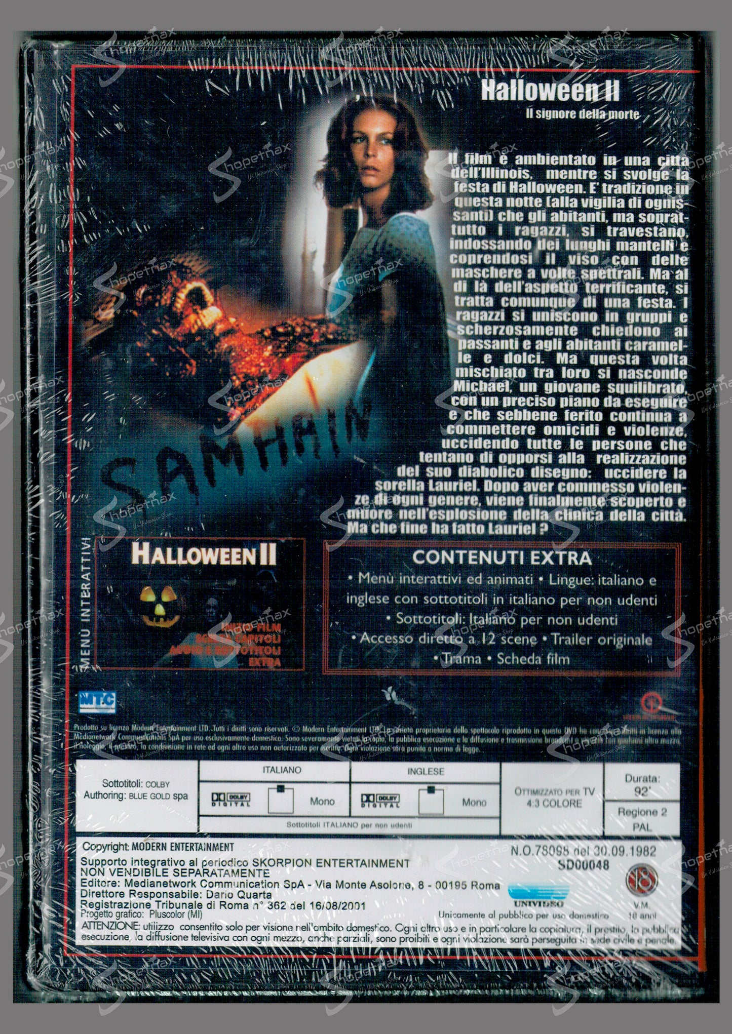 Halloween II 2 Il Signore della Morte (1981) DVD Editoriale