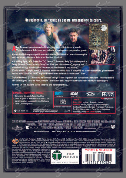 Rapimento e riscatto (Proof of Life) (2000) DVD