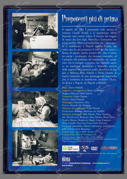 Prepotenti più di prima (1959) DVD Editoriale