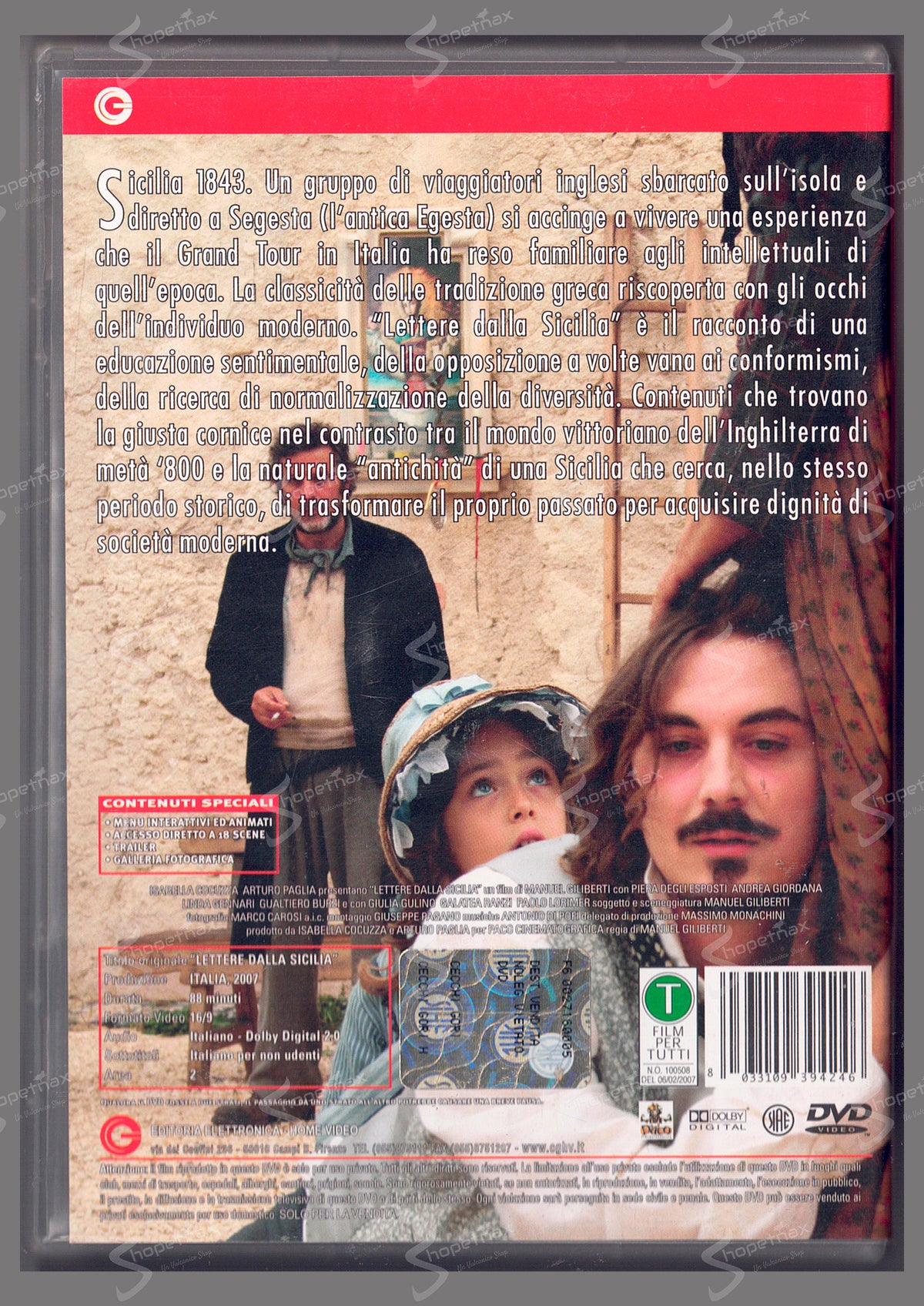 Lettere dalla Sicilia (2006) DVD