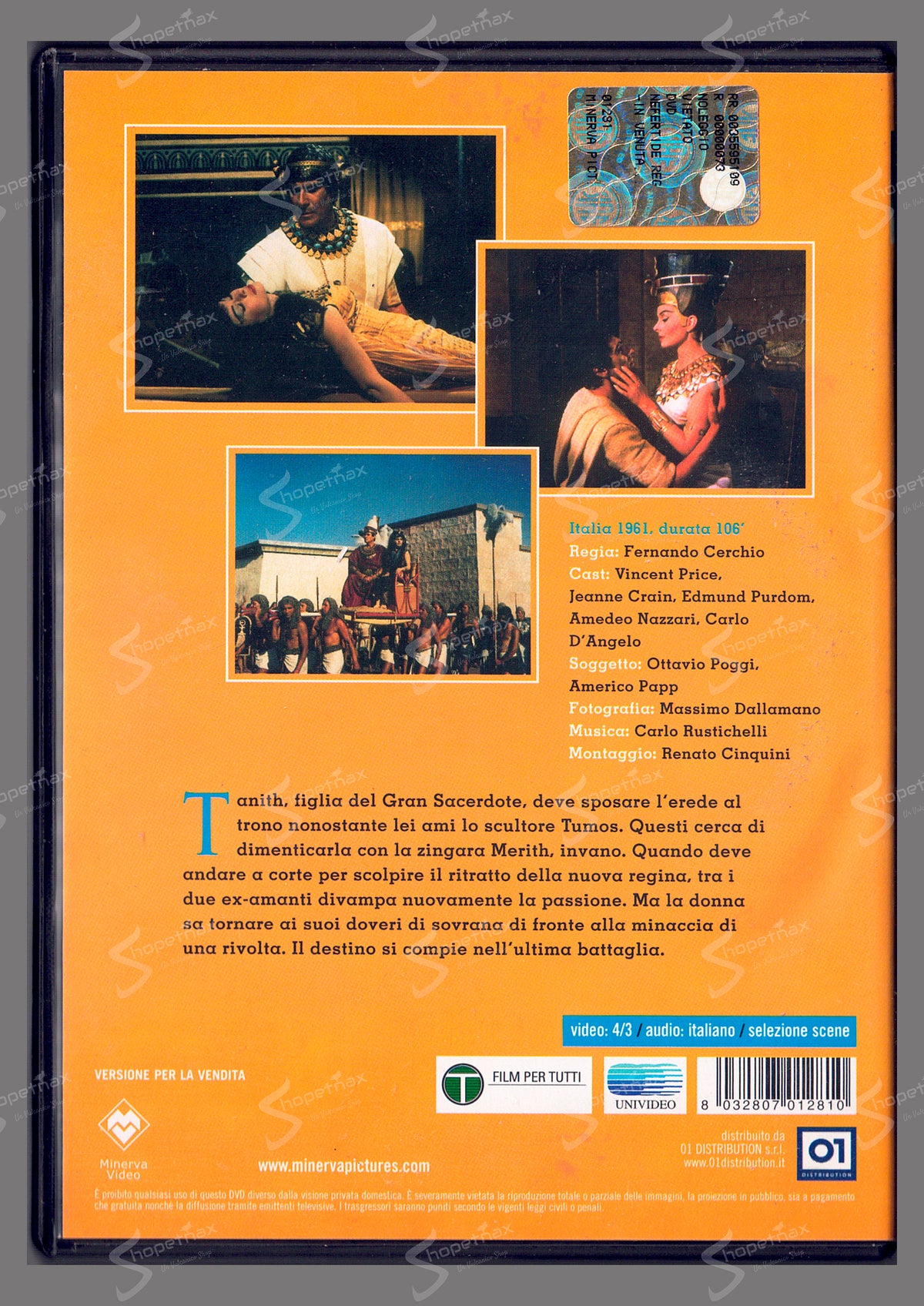 Nefertite - Regina del Nilo (1961) DVD