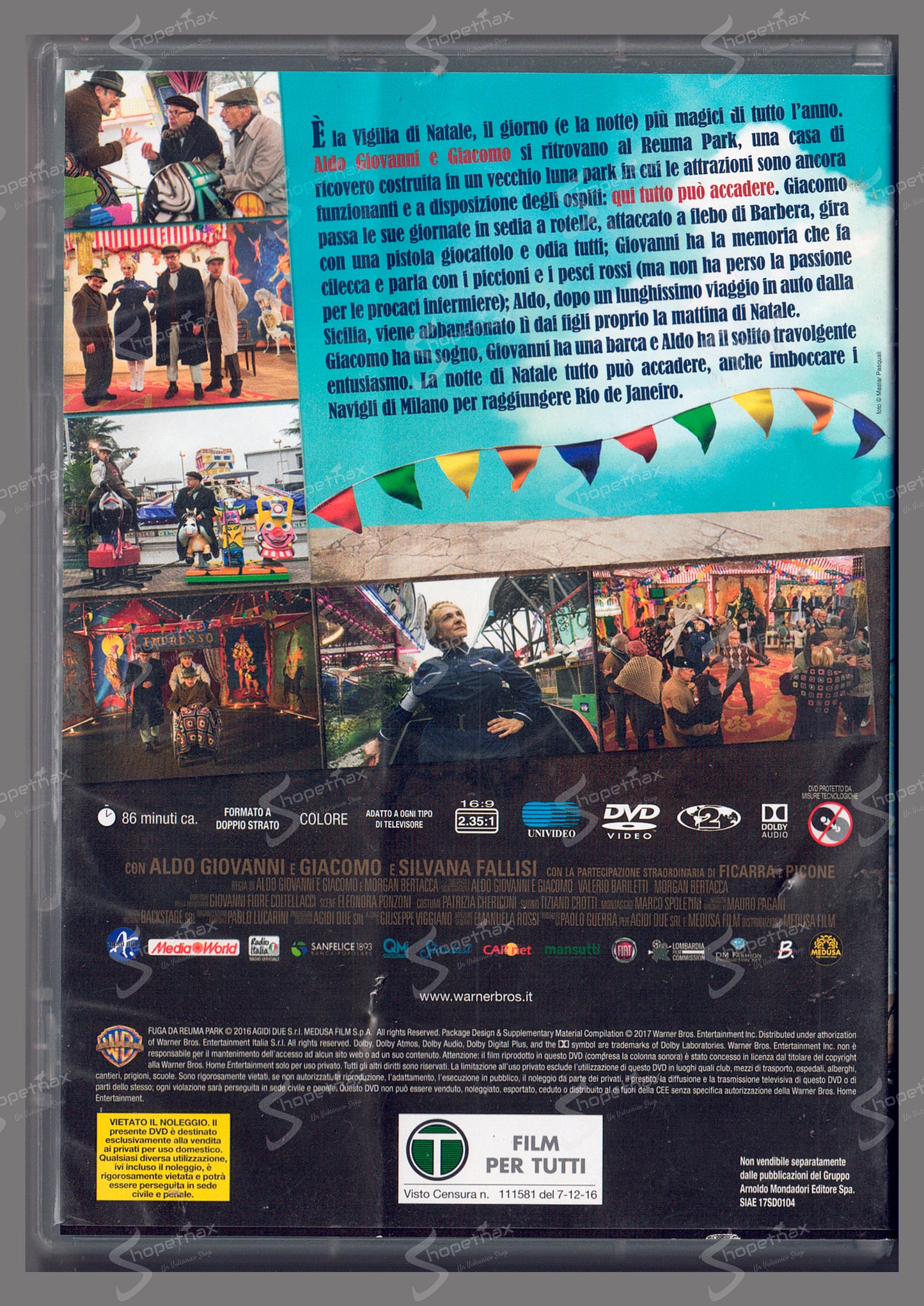 Fuga da Reuma Park (2016) DVD Editoriale